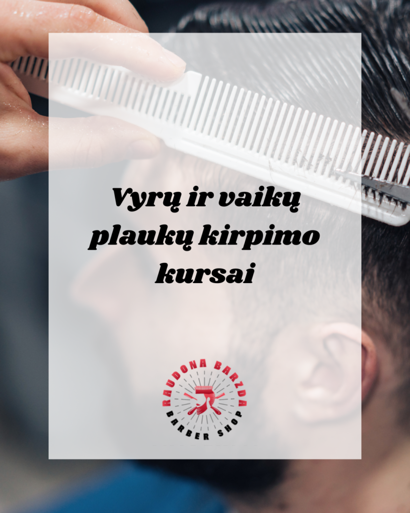 Vyrų ir vaikų plaukų kirpimo kursai